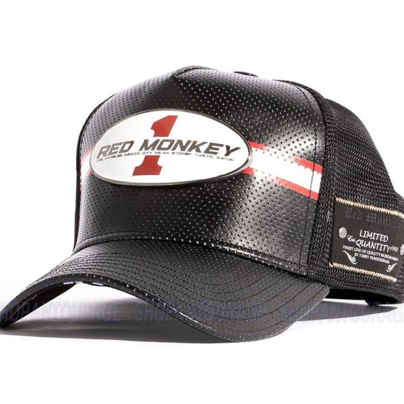 Red Monkey Racing RM1400 New Limited Unisex Snapback Trucker Hat Cap | 3 Colors - Picture 5 of 16